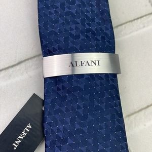 50%OFF Alfani Men's Slim Geo Tie Blue One Size